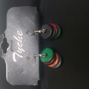 Tyche Multicolor Stacked Earrings NWT